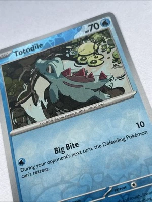 Totodile 039/162 Sv05: Temporal Forces Reverse Holo - Image 1 of 3