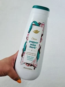 Dove Peppermint Bark Liquid Body Wash Holiday Treats Limited Edition 20 Oz/591ml - Bild 1 von 2