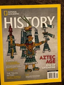National Geographic History Aztec Age Rise of an Empire July/Aug 2021 Magazine - Picture 1 of 4