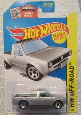 Hot Wheels 2015 HW OFF ROAD-HW HOT TRUCKS VOLSWAGAN CADDY PRATA - Imagem 1 de 4