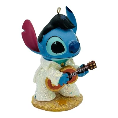 Disney Store Stitch as Elvis Lilo and Stitch Christmas Ornament RARE - Image 1 of 4