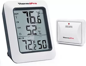 Digital hygrometer outdoor thermometer wireless hygrometer monitoring room - Picture 1 of 8