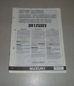 Instrucciones de Montaje / Kit Up Manual Suzuki Dr 125 Se Stand 11/1996 - Imagen 1 de 1
