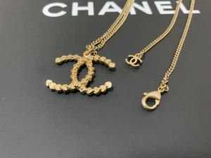 CHANEL Necklace Cocomark Stone Used - Picture 1 of 4