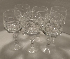 Nachtmann, Serie Alexandra, Bleikristall, sechs Weingläser, Höhe 14,5 cm - Bild 1 von 10