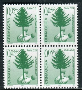 010 - MONTENEGRO 2002 - Forest Protective - MNH Set - Block of 4 - Picture 1 of 2