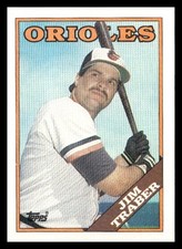 1988 Topps #544 Jim Traber Baltimore Orioles Baseball card
