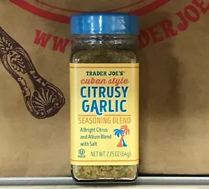 Trader Joe's Cuban Style Citrusy Garlic Seasoning Blend 2.25oz. (64g) Tasty! NEW - Picture 1 of 4