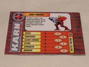 Havok Karn Empire Heavy Weapons Command Card – K-08 Bluebird Toys 1997 – Used - Picture 1 of 2