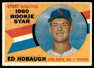 1960 Topps #131 Ed Hobaugh Rookie Star Low Grade - Picture 1 of 2