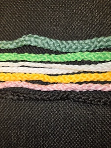 Bonnie Craft Cord-6 Colors-6 Yards Total-Fly Tying - Picture 1 of 1