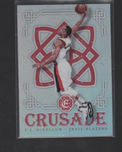 C.J. McCOLLUM 2016-17 PANINII EXCALIBUR CRUSADE CARD #12