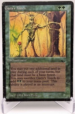 MTG - Gaea’s Touch - The Dark - Shifted Misprint - HP - Image 1 of 2