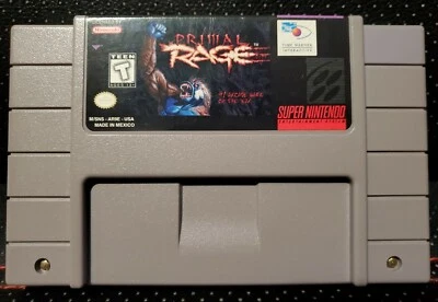 Primal Rage (SNES, 1995) Tested Authentic Cart Only - Image 1 of 4
