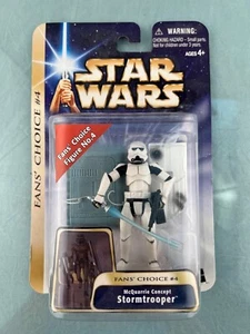 Star Wars Fans Choice #4 Stormtrooper McQuarrie Concept Hasbro VF+ Card - Picture 1 of 7