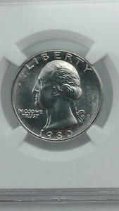 1980 D Washington 25C Quarter NGC MS66 Bright White Superb Gem 1134 - Picture 1 of 4