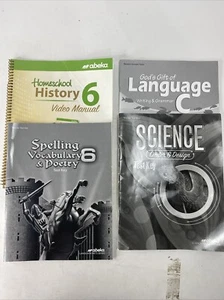 Set -4 Abeka Rechtschreibung Wortschatz Sprachwissenschaft Klasse 6 Lehrertest Schlüsselbücher - Bild 1 von 13