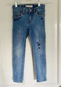 Levi’s Girls 710 Skinny Jeans Star, 6 - Picture 1 of 5