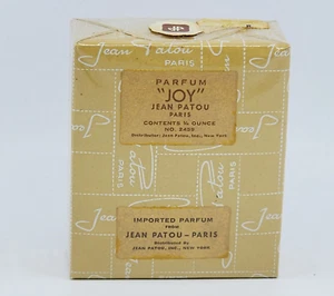 RARE VINTAGE SEALED JOY by JEAN PATOU PARIS PARFUM  1/4 oz No 2459 - Picture 1 of 6