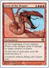 Form of the Dragon NM MTG Ninth Edition 9th Magic 2B3