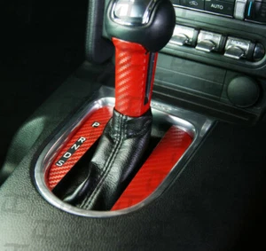 2015-2022 Mustang Carbon fiber Auto Shift Knob / Panel Accent Decal Kit - Picture 1 of 9