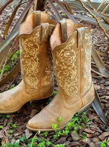 Ladies Twisted X Western Cowboy Leather Boots - Picture 1 of 1