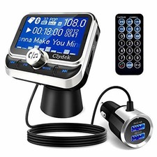 Clydek Trasmettitore FM per Auto, Wireless Bluetooth 5.0 Adattatore per