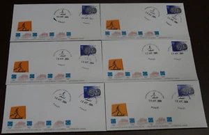 Greece 2004 hockey Sport Dates SET 14 Covers - Picture 1 of 3