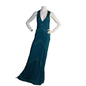 ROBERTO CAVALLI WOMEN'S KNITTED NEW SLEEVELESS $2395 GOWN - Picture 1 of 5