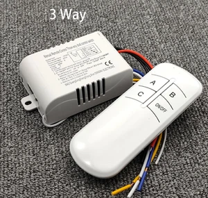 4 Way Light Lamp Digital Wireless Remote Controller Switch ON/OFF 110-240V New - Picture 1 of 1