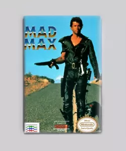 Mad Max - 2""x3"" KÜHLSCHRANKMAGNET (Nintendo Nes Videospiel 80er Jahre Box Art) - Bild 1 von 2