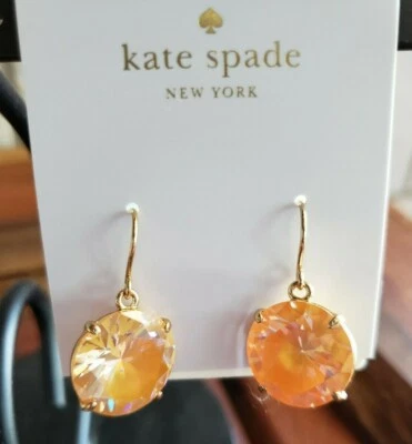 kate spade - shine on - french wire drop earrings - Yellow - NWT- $58  C55 - Image 1 of 4