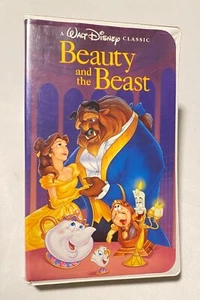 Beauty And The Beast Walt Disney Classic VHS Tape 1992 Black-Diamond Clamshell. - Picture 1 of 12