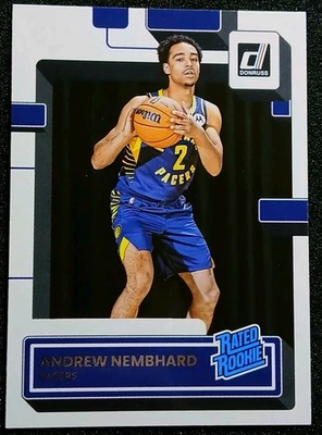 2022-23 Panini Donruss Rated Rookie Andrew Nembhard Pacers Foil SP #231 NM-MT RC - Image 1 of 2