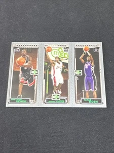 2003-04 Topps Rookie Matrix #WJB Dwyane Wade 115 LeBron James 111 RC Chris Bosh - Picture 1 of 6