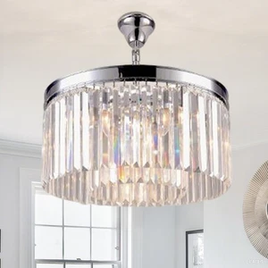 Crystal Pendant Light Kitchen Lamp Dining Room Chandelier Lighting Home Lights - Picture 1 of 7