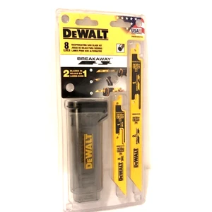 Juego de hojas de sierra recíproca DEWALT 8 piezas Breakaway Bi-Metai EE. UU. DWABK48SETCS NUEVO - Imagen 1 de 6
