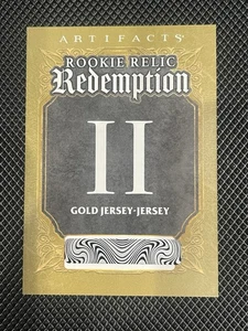 2025-26 Upper Deck Artifacts Rookie Relic Redemption II Gold Jersey - Bild 1 von 2