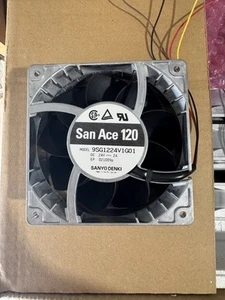Sanyo 9SG1224V1G01 12CM 12038 24V Server Cooling Fan - Picture 1 of 1