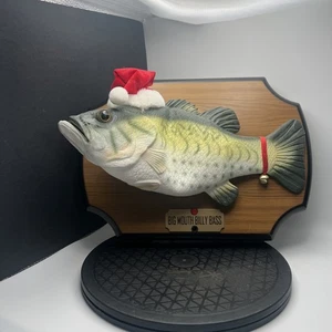 Vintage 1999 Gemmy Big Mouth Billy Bass Sings Holiday Christmas Songs Works. - Picture 1 of 8