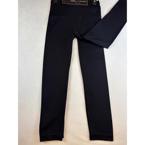 Bagatelle Collection Black Seamless High Rise Tummy Control Leggings New - Picture 1 of 7