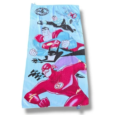 Лига справедливости марсианский человек Супермен зеленый фонарь, вспышка Бэтмен пляж полотенце - Изображение 1 из 4
