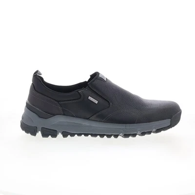 Dunham Glastonbury WP Zapatos Informales Sin Cordones para Hombres Negros Mocasines y Sin Cordones Foto 1 de 4