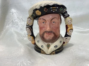 ROYAL DOULTON “ KING HENRY VIII ” HAND MADE CHARACTER JUG D6888 No 566 WITH COA - Bild 1 von 13