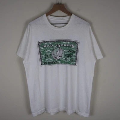 RARE Vintage Grateful Dead Casey Jones Dead Express MSU Shirt Boxy XL 23.5x28 - Image 1 of 4