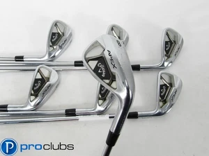 CALLAWAY APEX '21 FORGED IRONS 5-PW,AW STEEL PROJECT X 6.0 STIFF (-1/2") #456013 - Picture 1 of 7