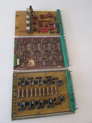 Lot of 3 Very Rare Vintage RCA 501 Mainframe 1950's Computer Boards - Image 1 of 4