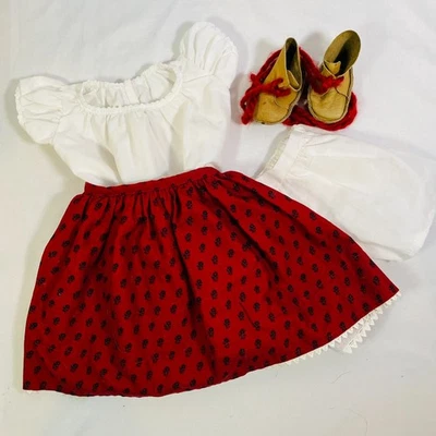 18" American Girl Doll PC Josefina's Meet Outfit: Camisa, Skirt, Bloomers, Shoes - Image 1 of 4