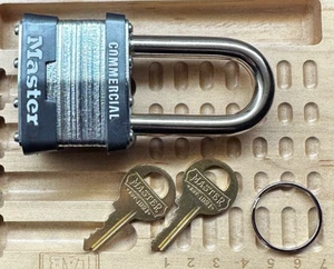 Master Lock 21Ka Padlock, Keyed Alike, Standard Shackle - Picture 1 of 7