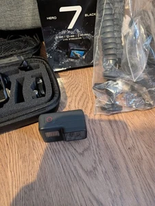 GoPro HERO7 Black Waterproof Action Camera  Boxed + Accessories incl chest strap - Picture 1 of 15